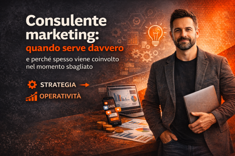 Consulente marketing: quando serve davvero (e perché spesso viene scelto nel momento sbagliato)